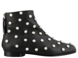 3.1 Phillip Lim Nadia Pearl Detail Ankle Boots