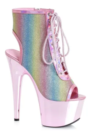 709-CLARA Platform Sandal  | Pink Patent