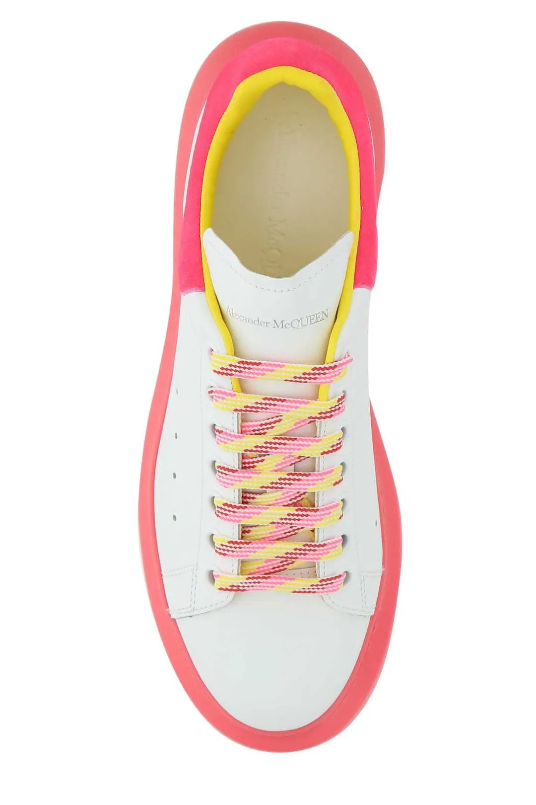 Alexander McQueen Round Toe Lace-Up Sneakers