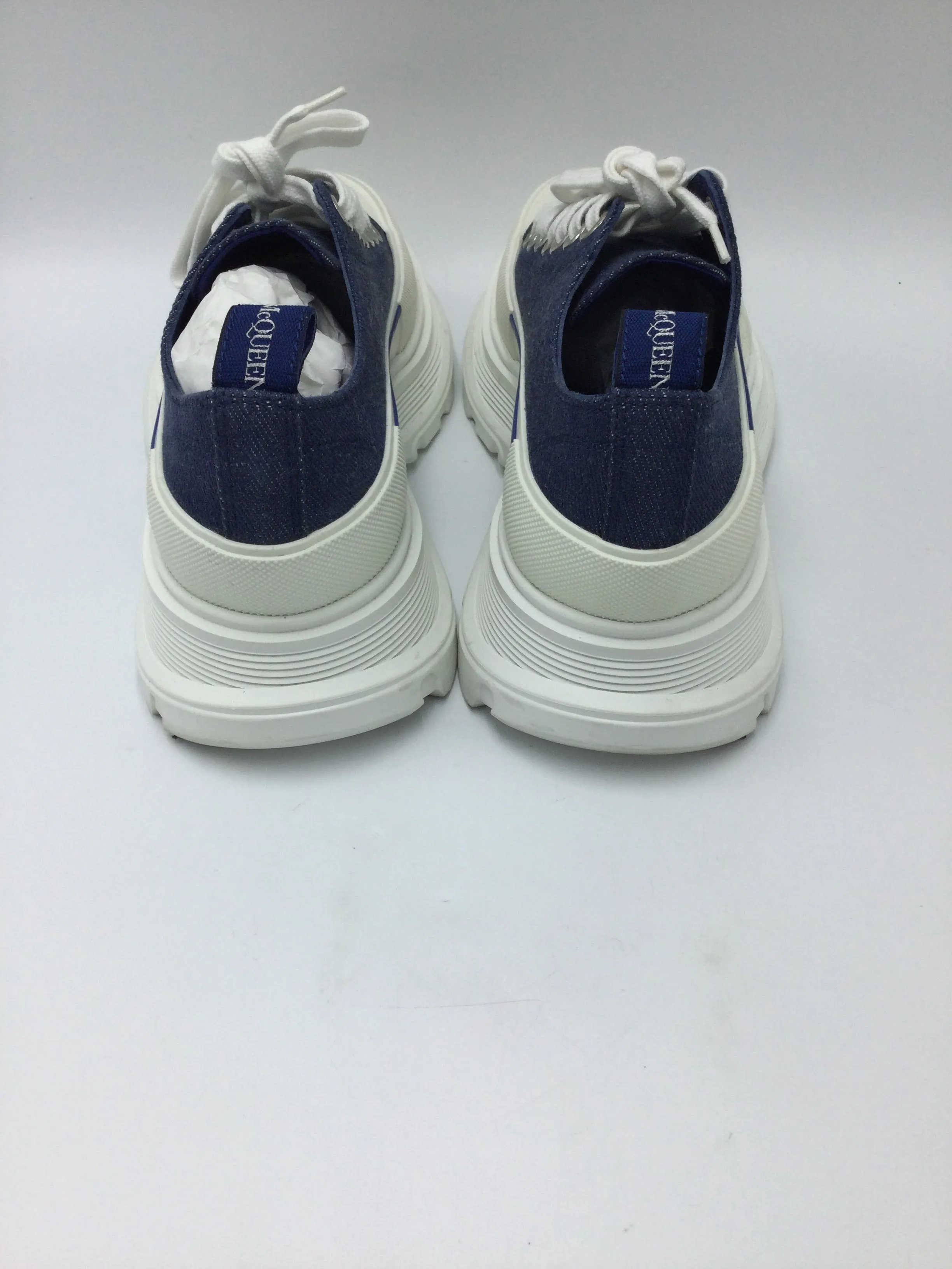 Alexander McQueen Tread Slick Sneakers In Blue, Size: 7
