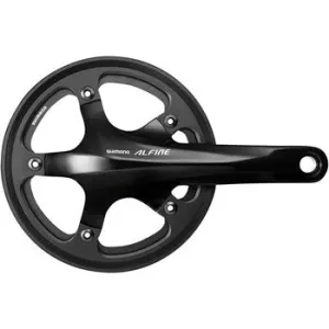 Alfine FC-S501 Crankset - 170mm 8/9-Speed 130BCD 39t 24mm Hollow Spindle Includes BSA Bottom Bracket BLK