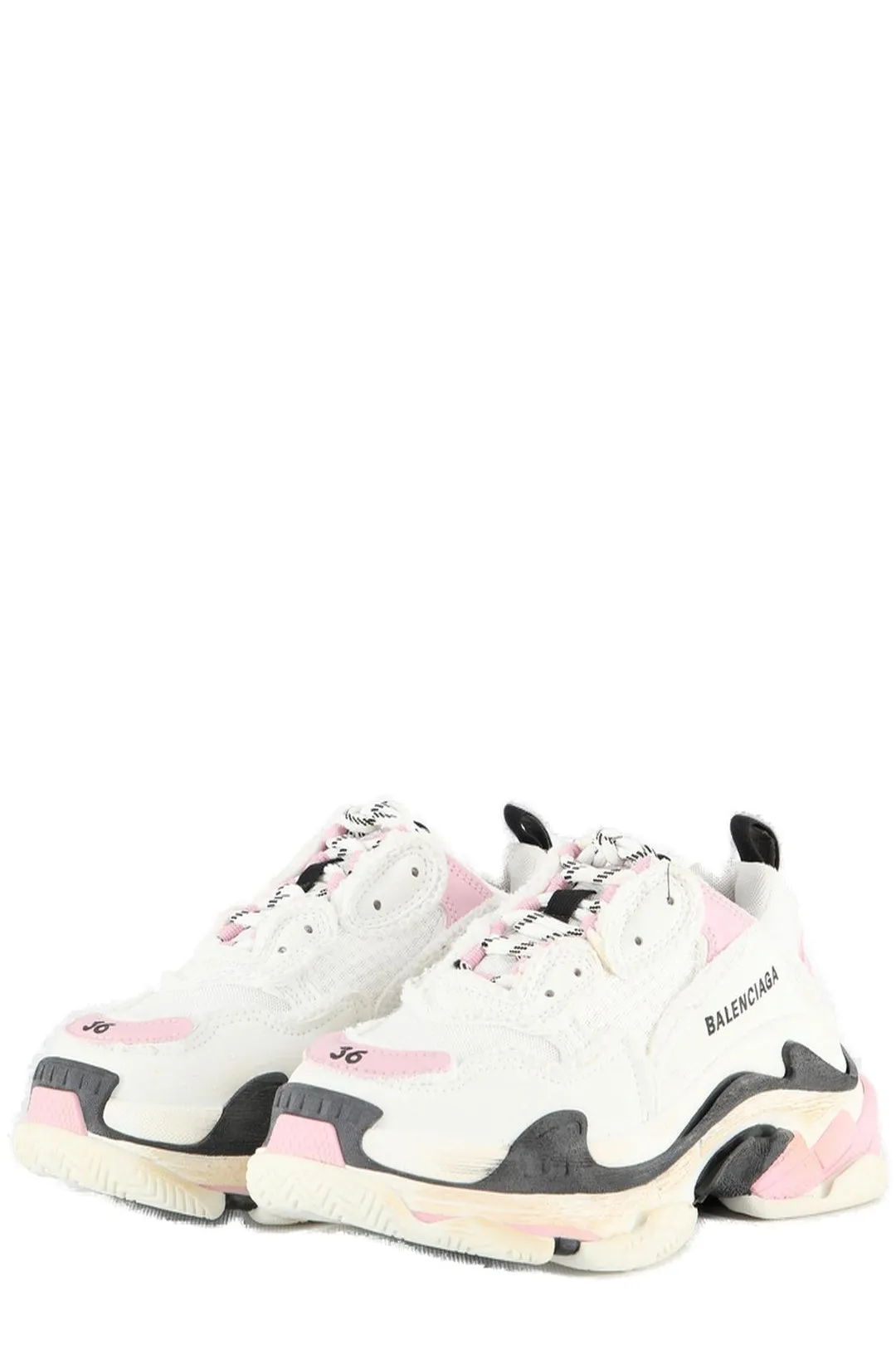 Balenciaga Triple S Lace-Up Sneakers