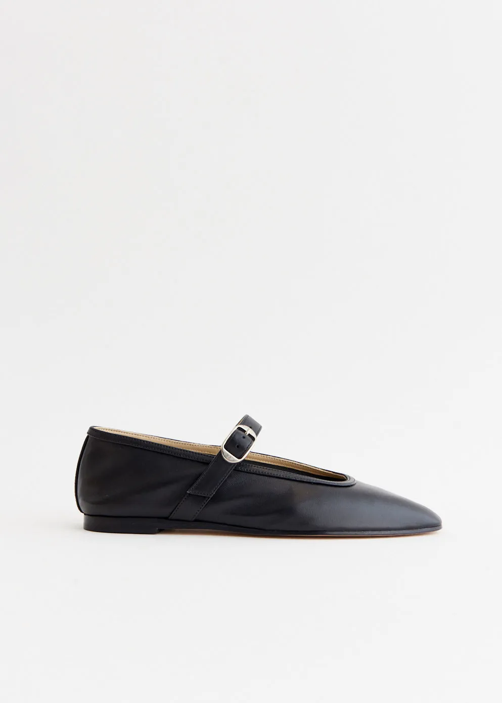 Ballet Mary Jane Leather Flats