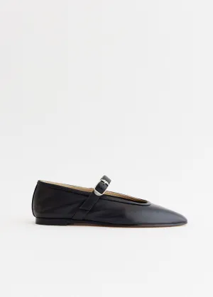 Ballet Mary Jane Leather Flats