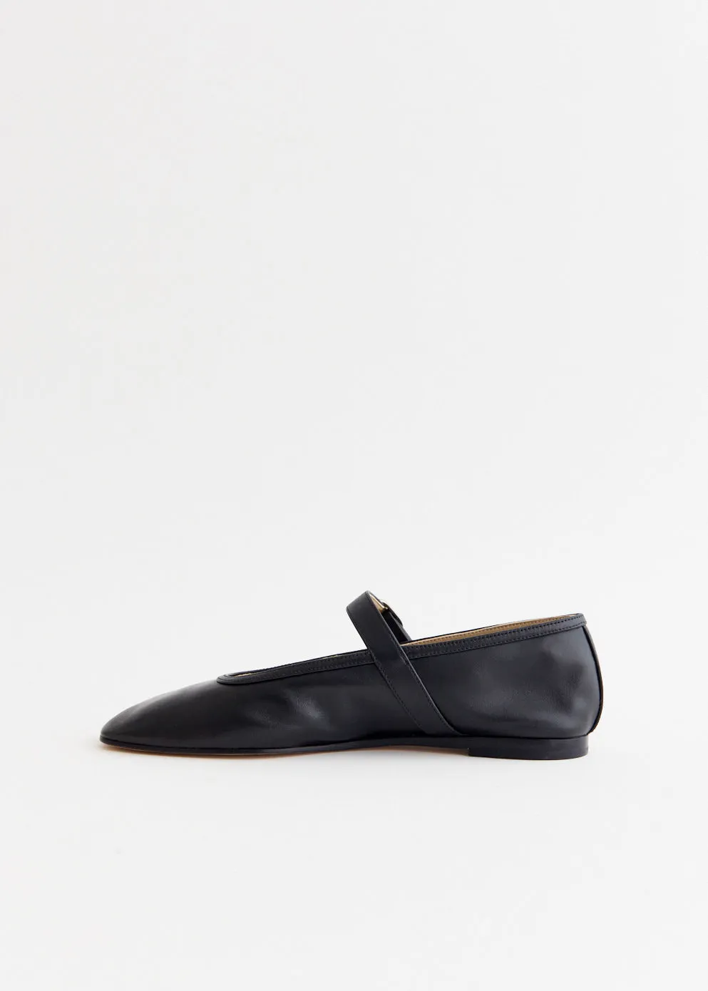 Ballet Mary Jane Leather Flats