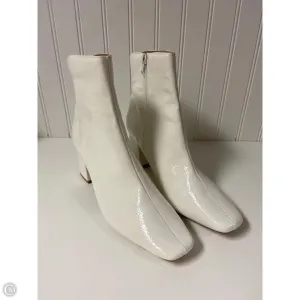 Boots Ankle Heels By Journee In White, Size: 9