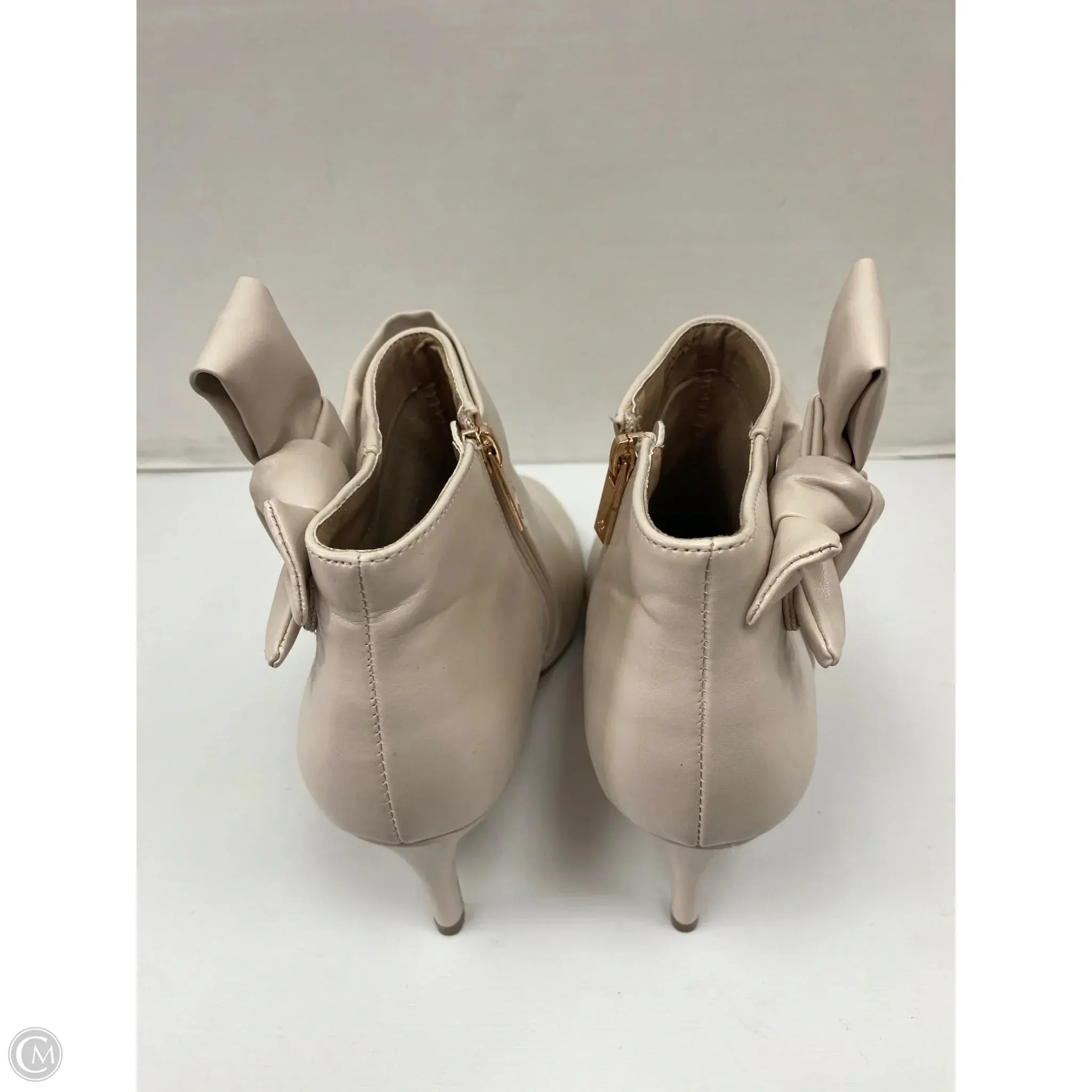 Boots Ankle Heels By Nanette By Nanette Lepore In Cream, Size: 8.5