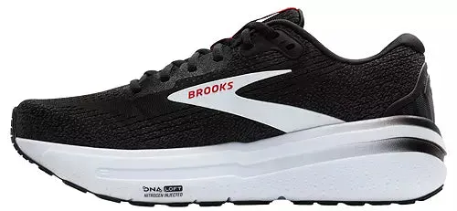Brooks Ghost Max 2 (Black/White/Fiery Red) - Men's