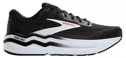 Brooks Ghost Max 2 (Black/White/Fiery Red) - Men's