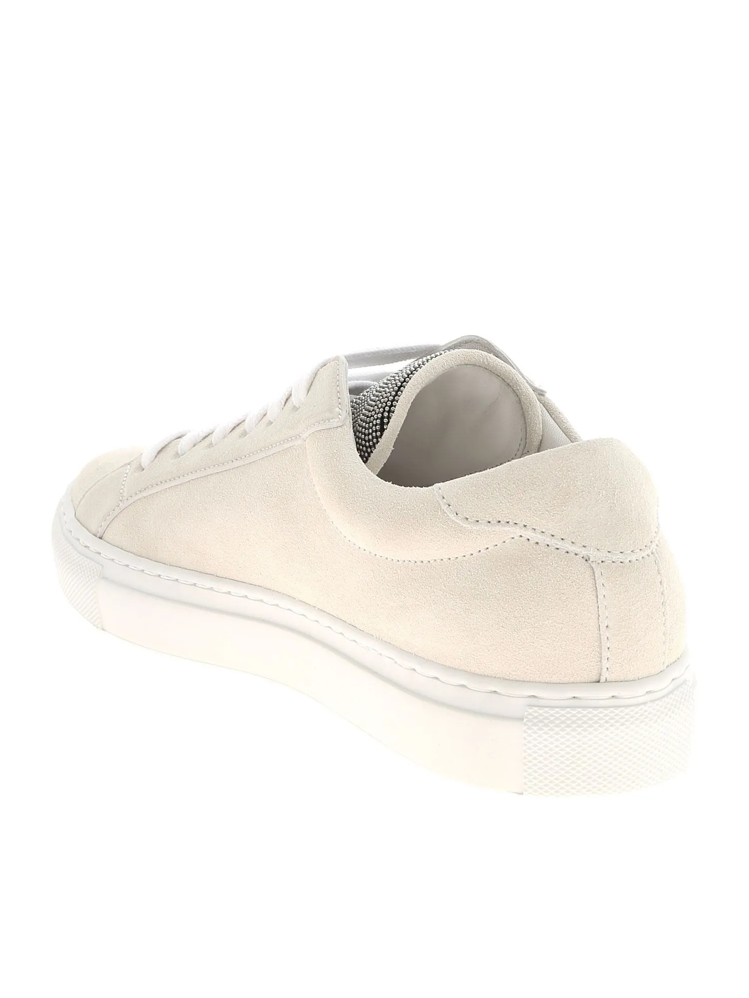 Brunello Cucinelli Bead Embellished Sneakers
