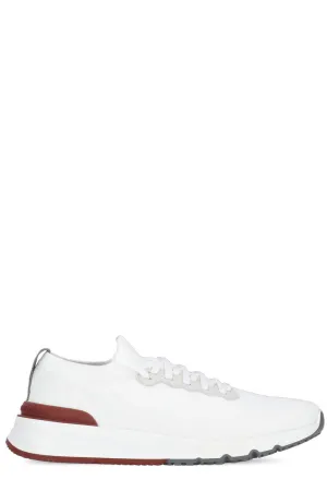 Brunello Cucinelli Knitted Lace-Up Sneakers