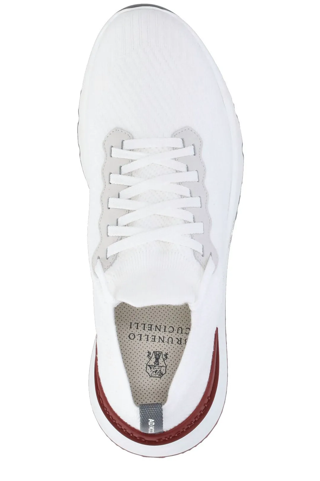 Brunello Cucinelli Knitted Lace-Up Sneakers