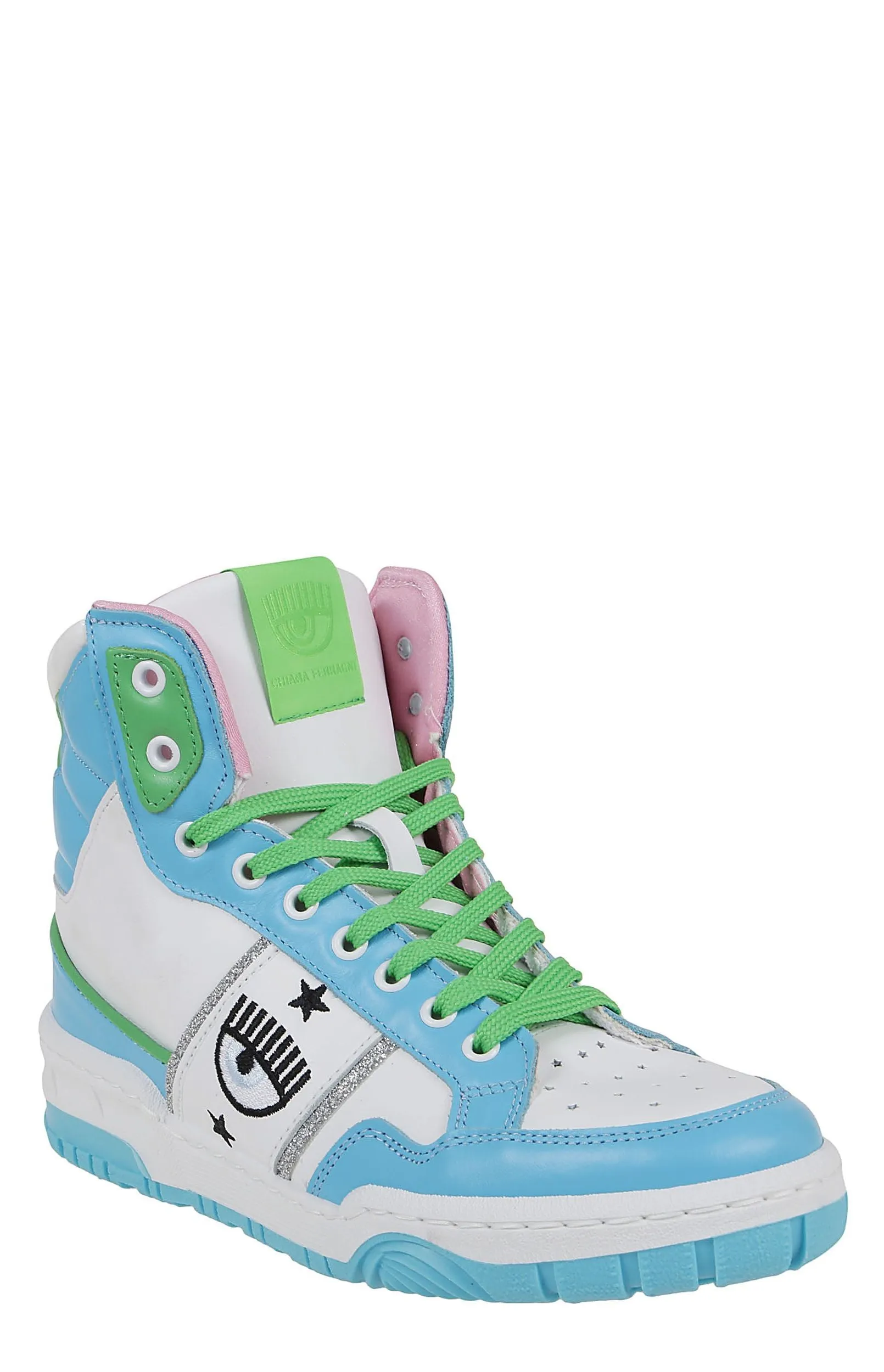 Chiara Ferragni Embroidered Detail Panelled Sneakers