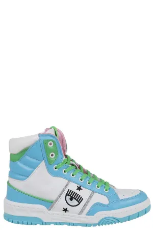 Chiara Ferragni Embroidered Detail Panelled Sneakers