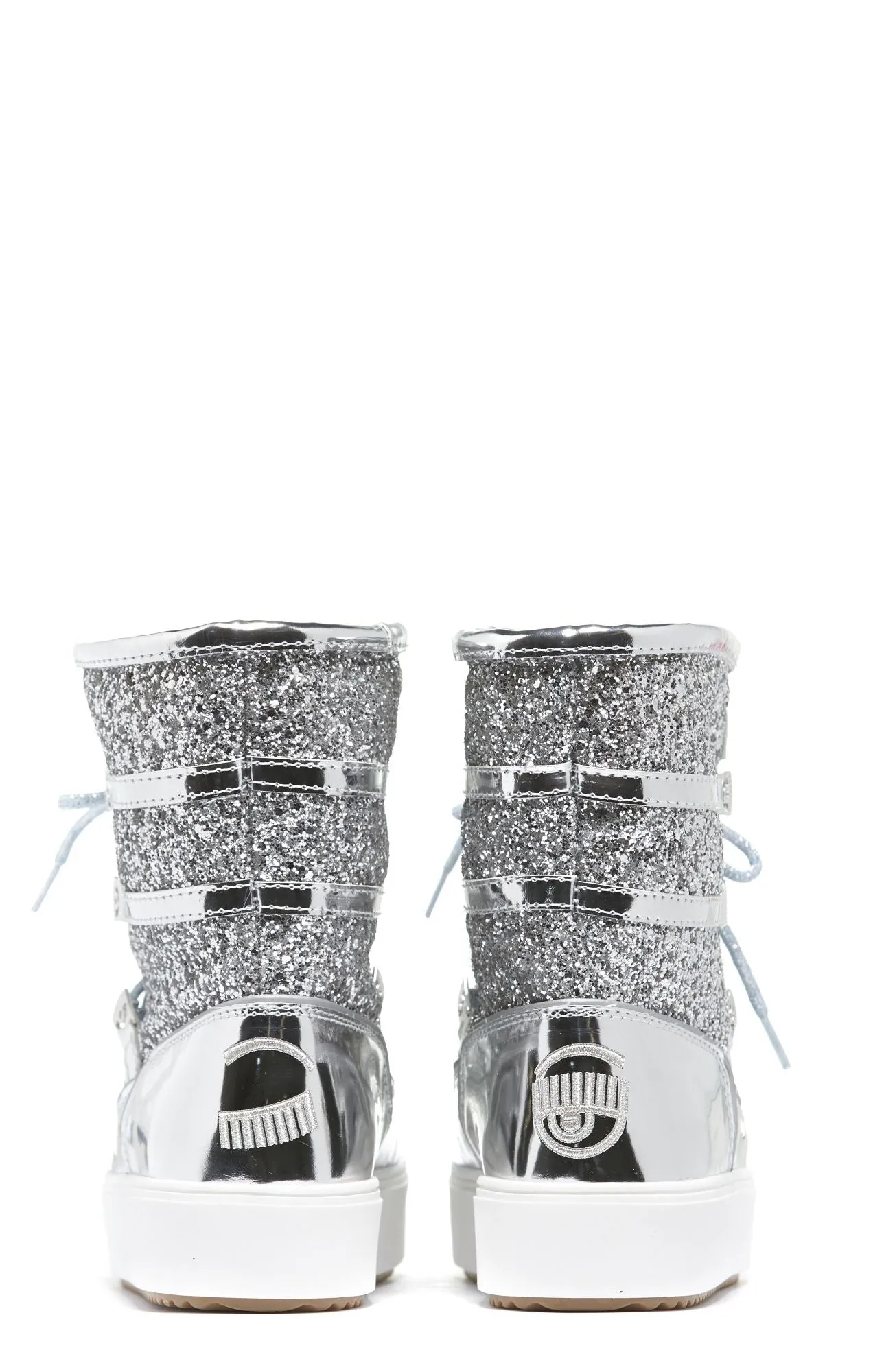 Chiara Ferragni Lace Up Snow Boots