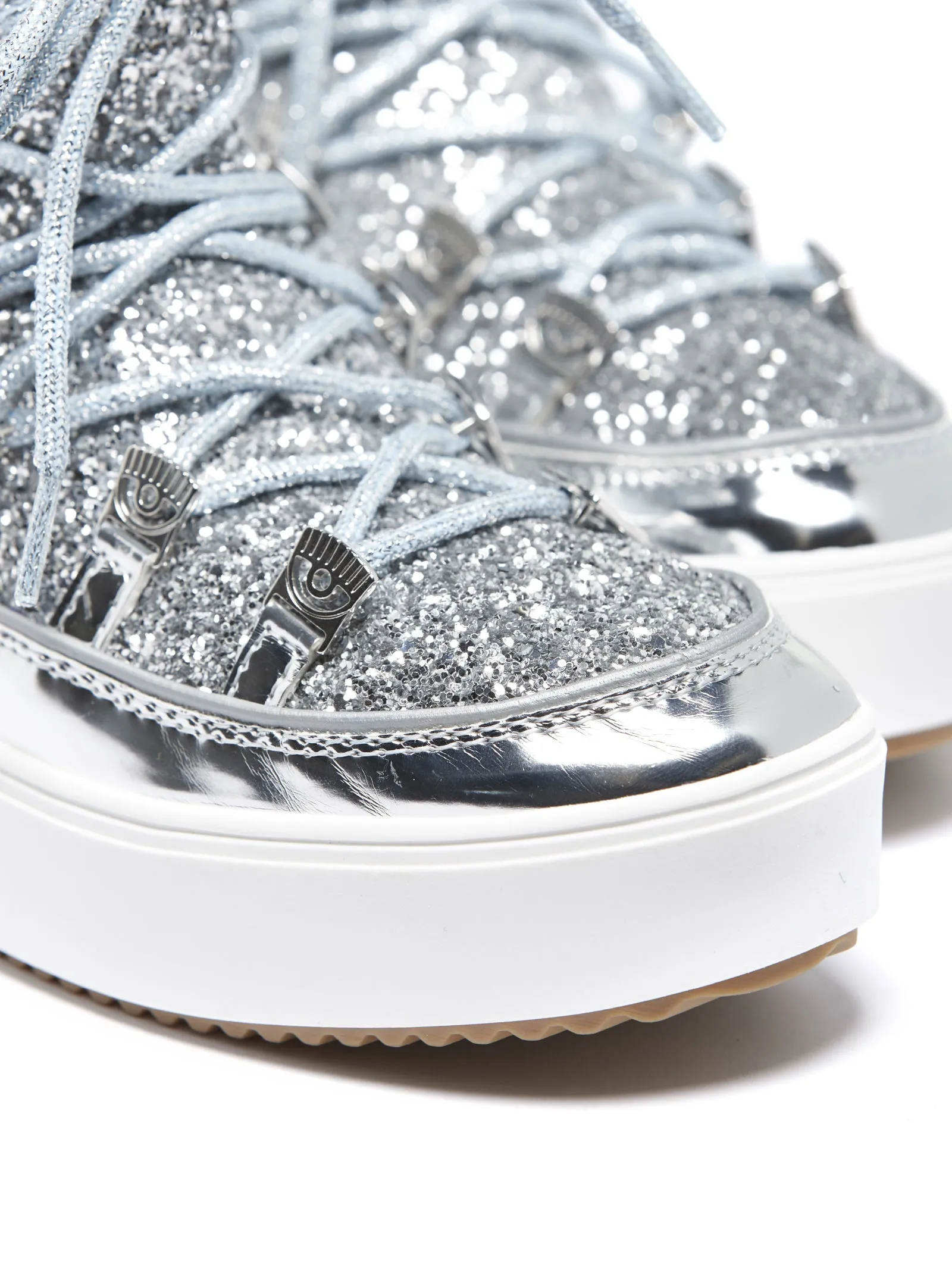 Chiara Ferragni Lace Up Snow Boots