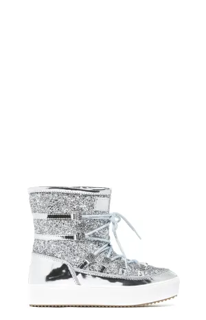 Chiara Ferragni Lace Up Snow Boots