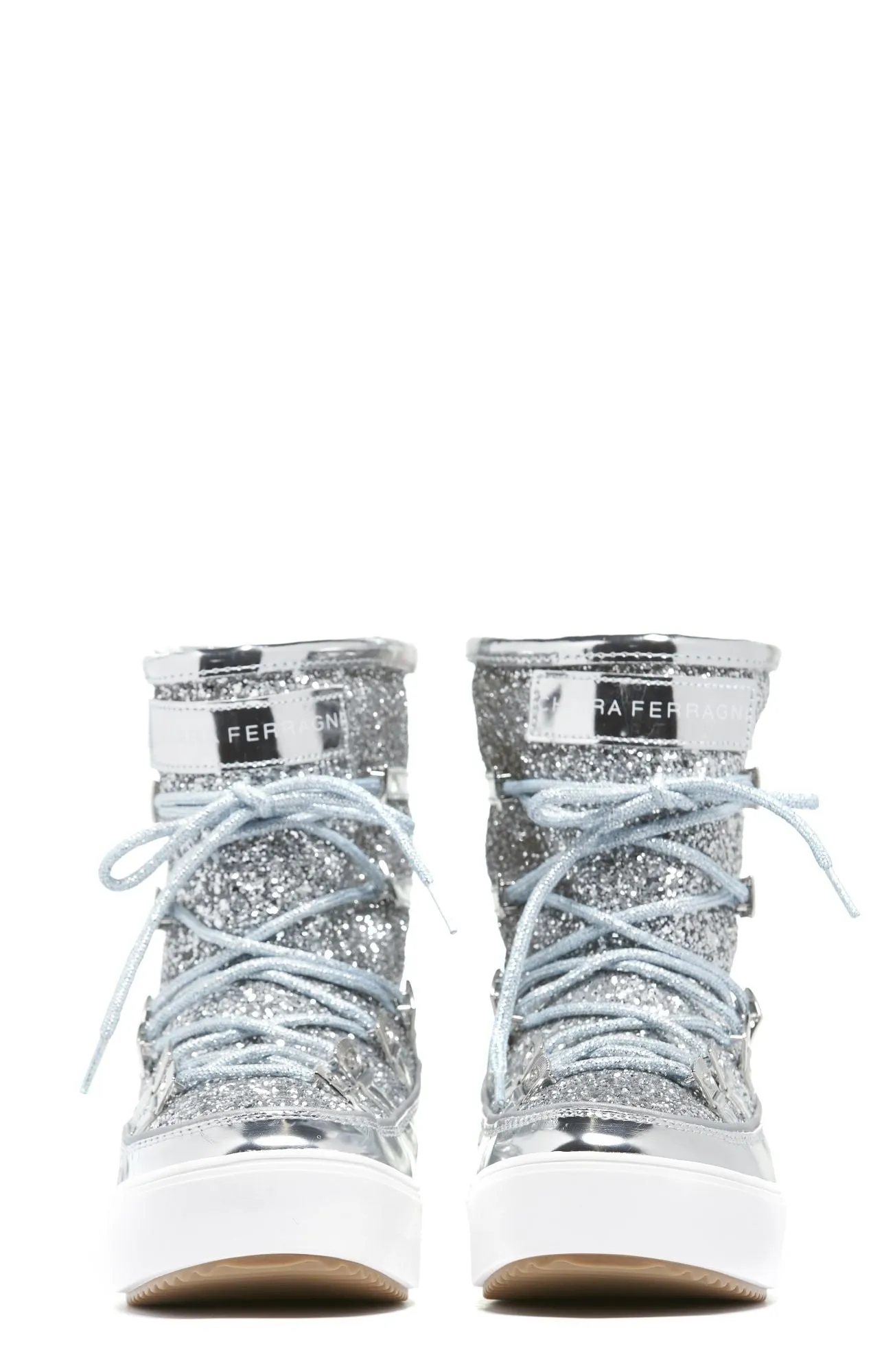 Chiara Ferragni Lace Up Snow Boots