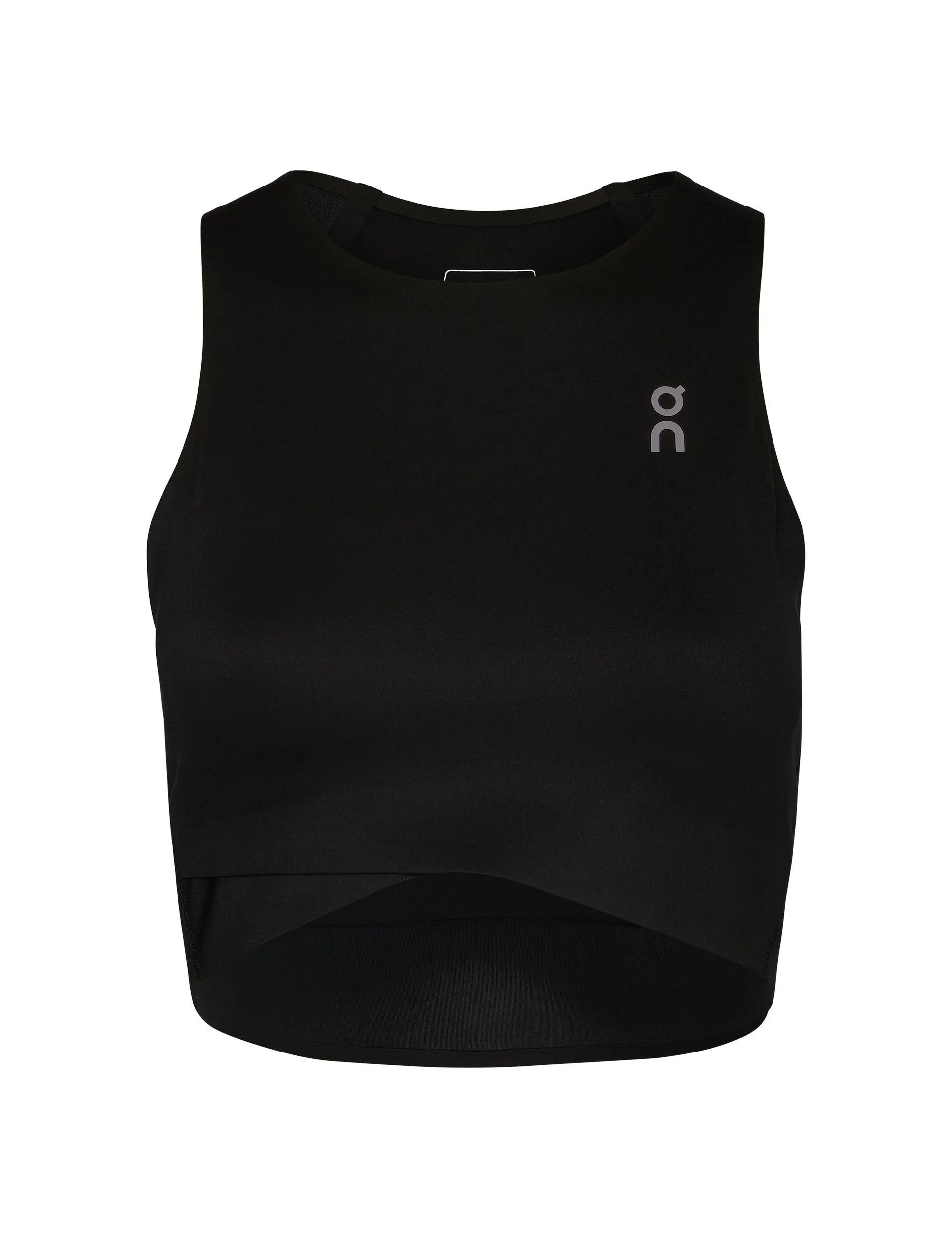 Court Crop Top - Black