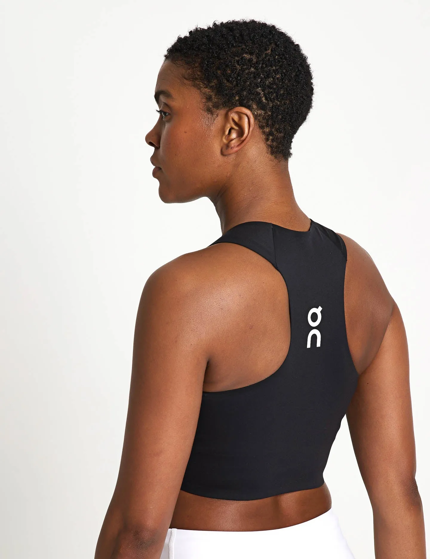 Court Crop Top - Black