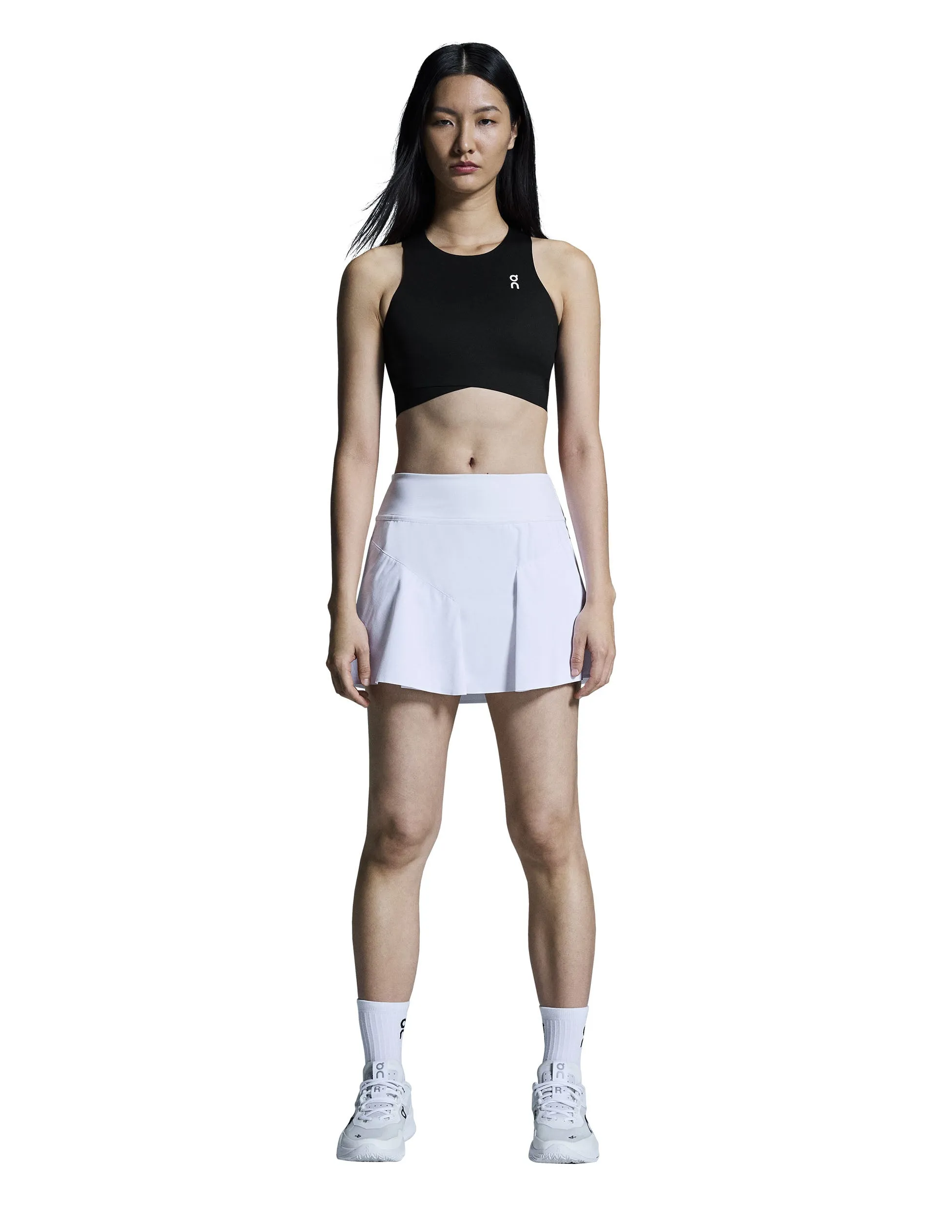 Court Crop Top - Black