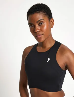 Court Crop Top - Black
