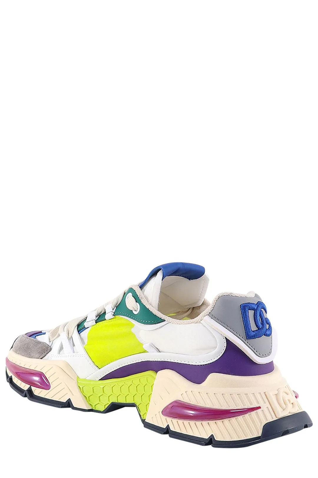 Dolce & Gabbana Panelled Lace-Up Sneakers