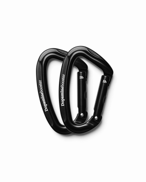 Essential Carabiner DoubleBundle Black Out