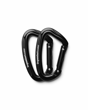 Essential Carabiner DoubleBundle Black Out