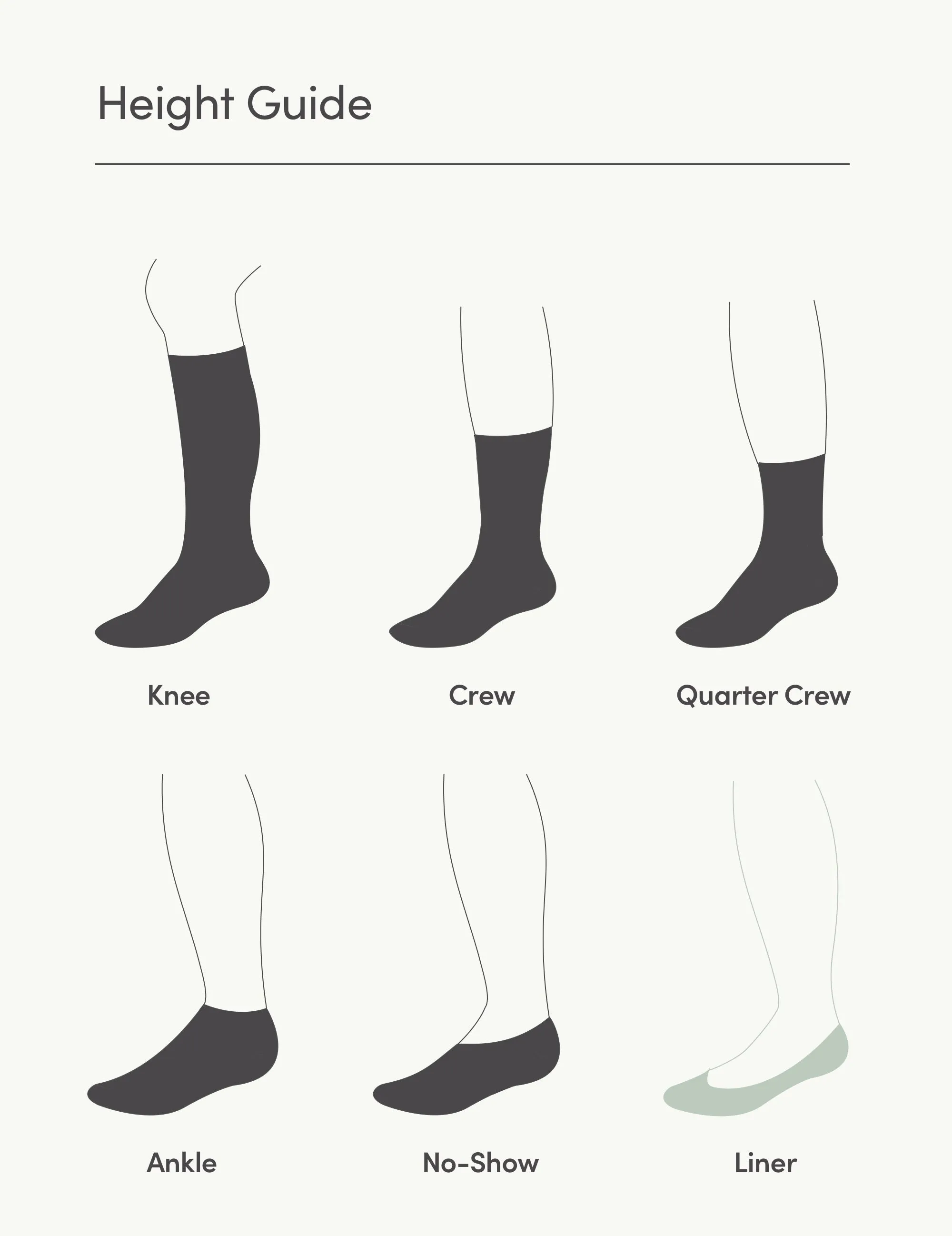 Everyday Liner Socks - Shell