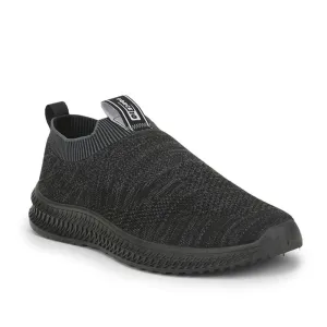 Force 10 Black Sports Non Lacing Shoe For Men ROKKY-1 By Liberty