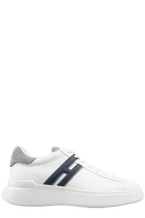Hogan H580 Round Toe Lace-Up Sneakers