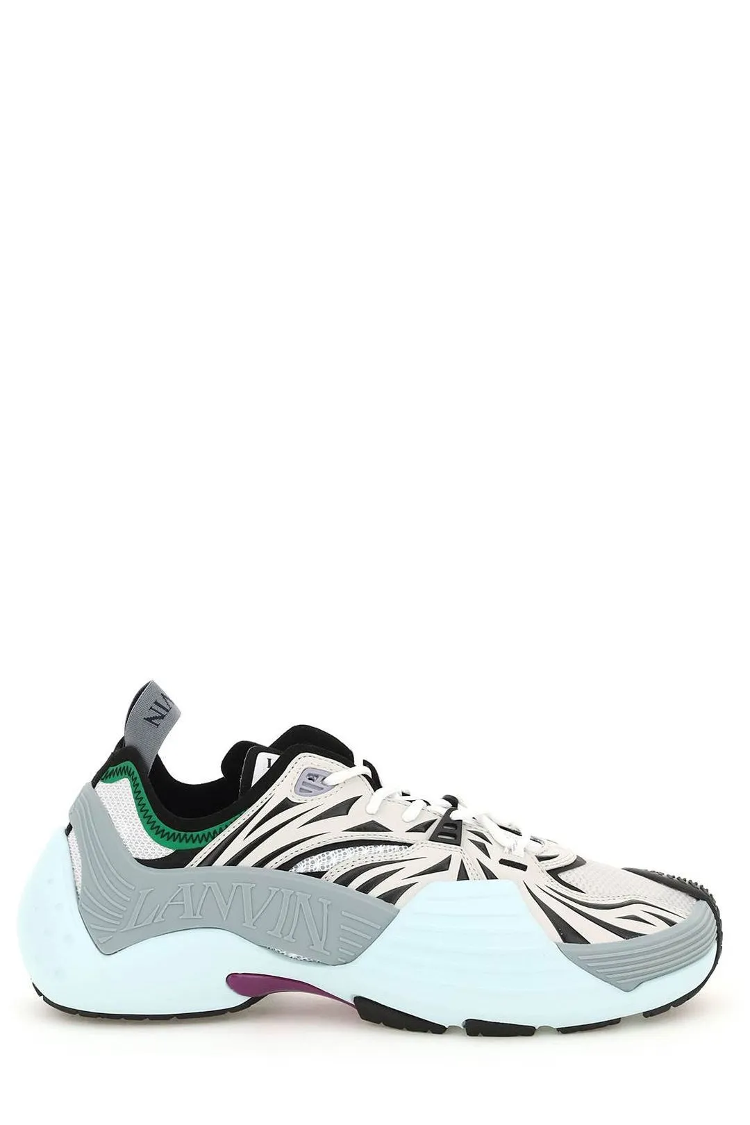Lanvin Flash-X Lace-Up Sneakers