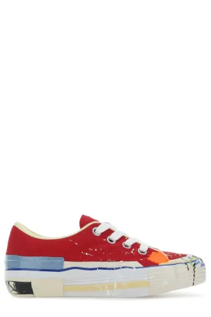 Lanvin X Gallery Dept. Paint Splatter Lace-Up Sneakers