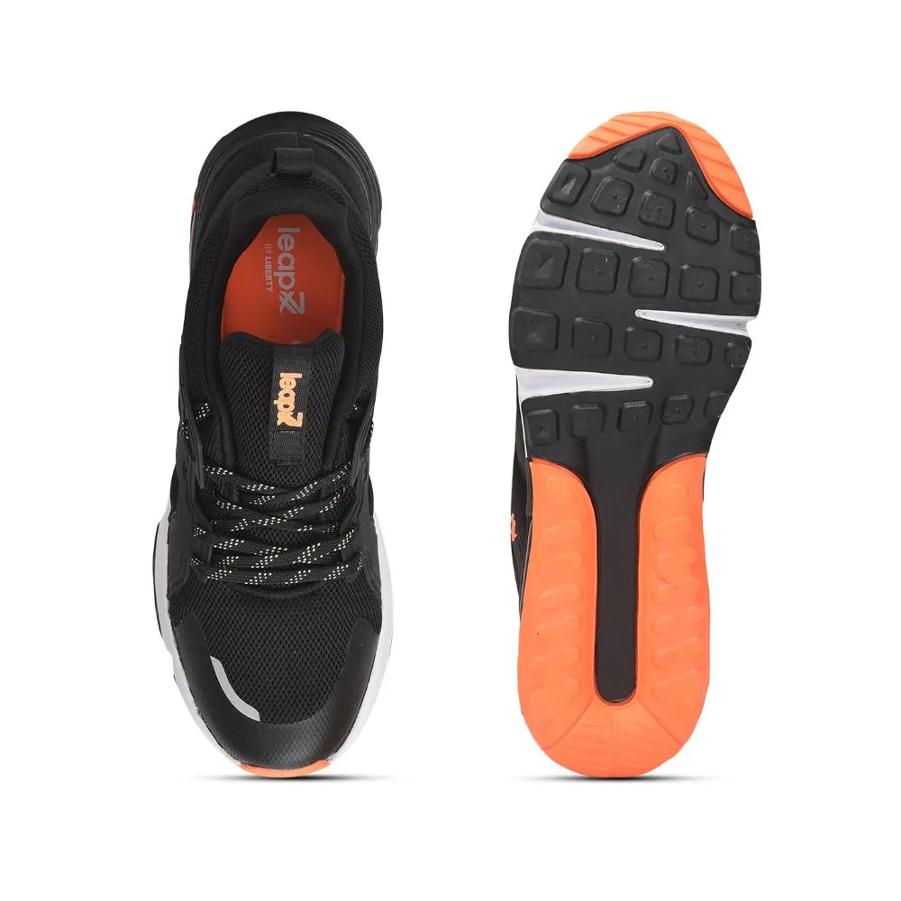 Leap7x Casual Black Lacing Shoes For Men Phillipe By Liberty