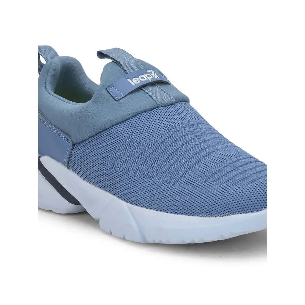 Leap7x Non-Lacing Blue Casual Slip-on Shoes For Men BRISK-01 By Liberty