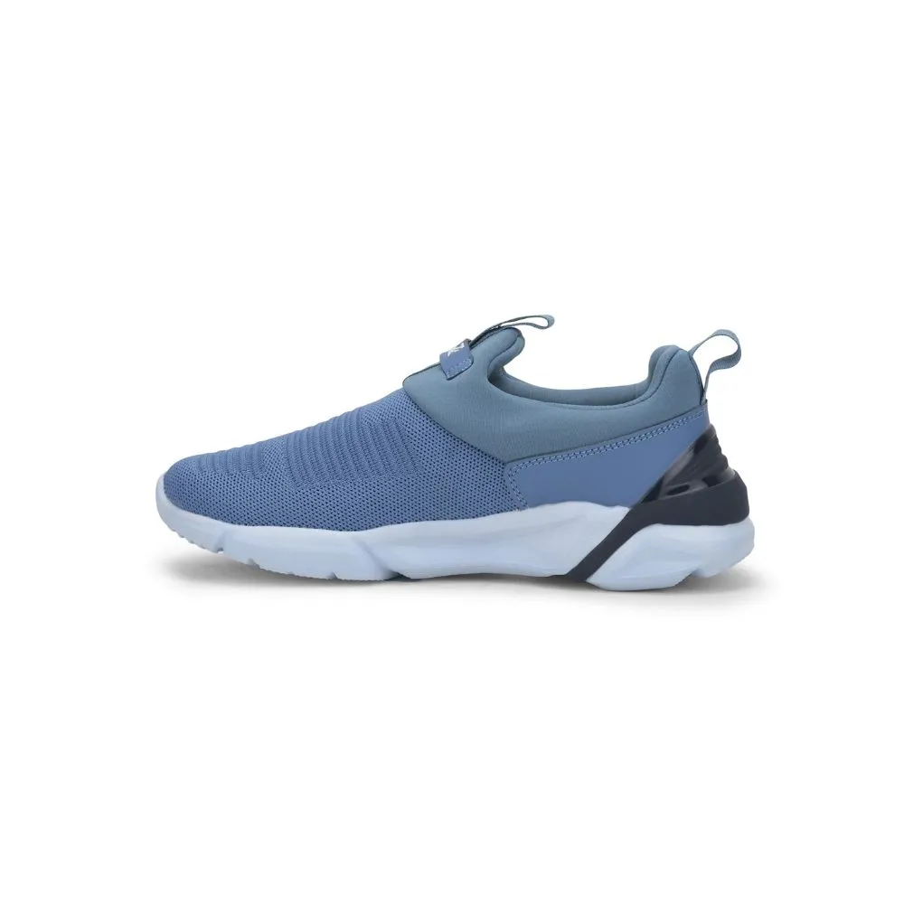 Leap7x Non-Lacing Blue Casual Slip-on Shoes For Men BRISK-01 By Liberty