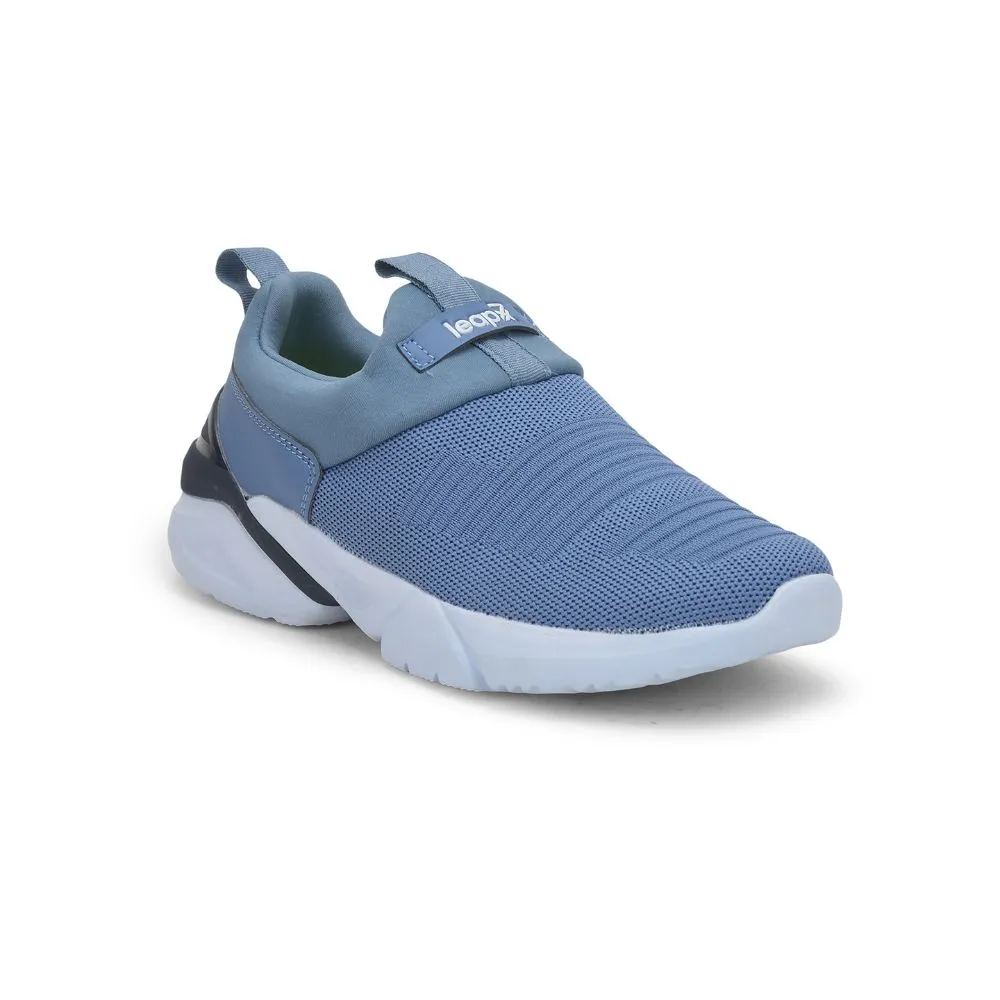 Leap7x Non-Lacing Blue Casual Slip-on Shoes For Men BRISK-01 By Liberty