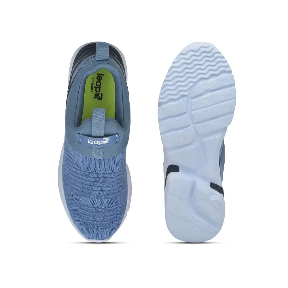 Leap7x Non-Lacing Blue Casual Slip-on Shoes For Men BRISK-01 By Liberty