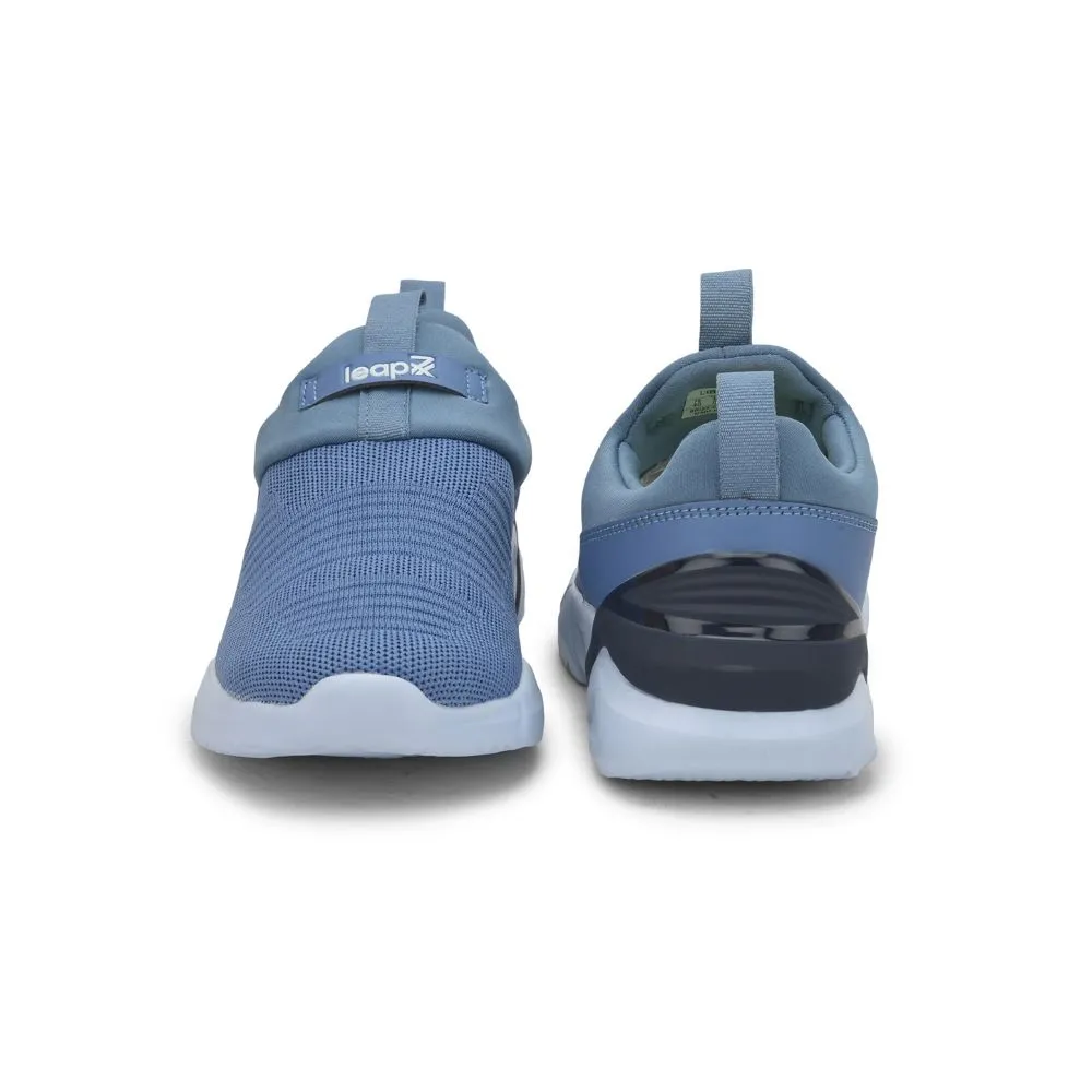 Leap7x Non-Lacing Blue Casual Slip-on Shoes For Men BRISK-01 By Liberty