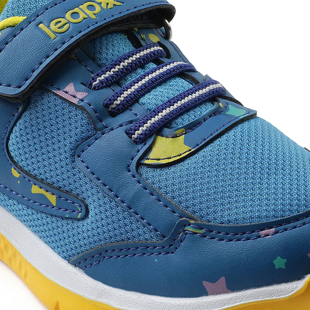 Leap7x Royal Blue Sports Non Lacing Walking Shoes For Kids JAMIE-51V By Liberty