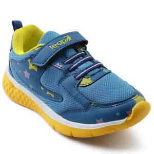 Leap7x Royal Blue Sports Non Lacing Walking Shoes For Kids JAMIE-51V By Liberty