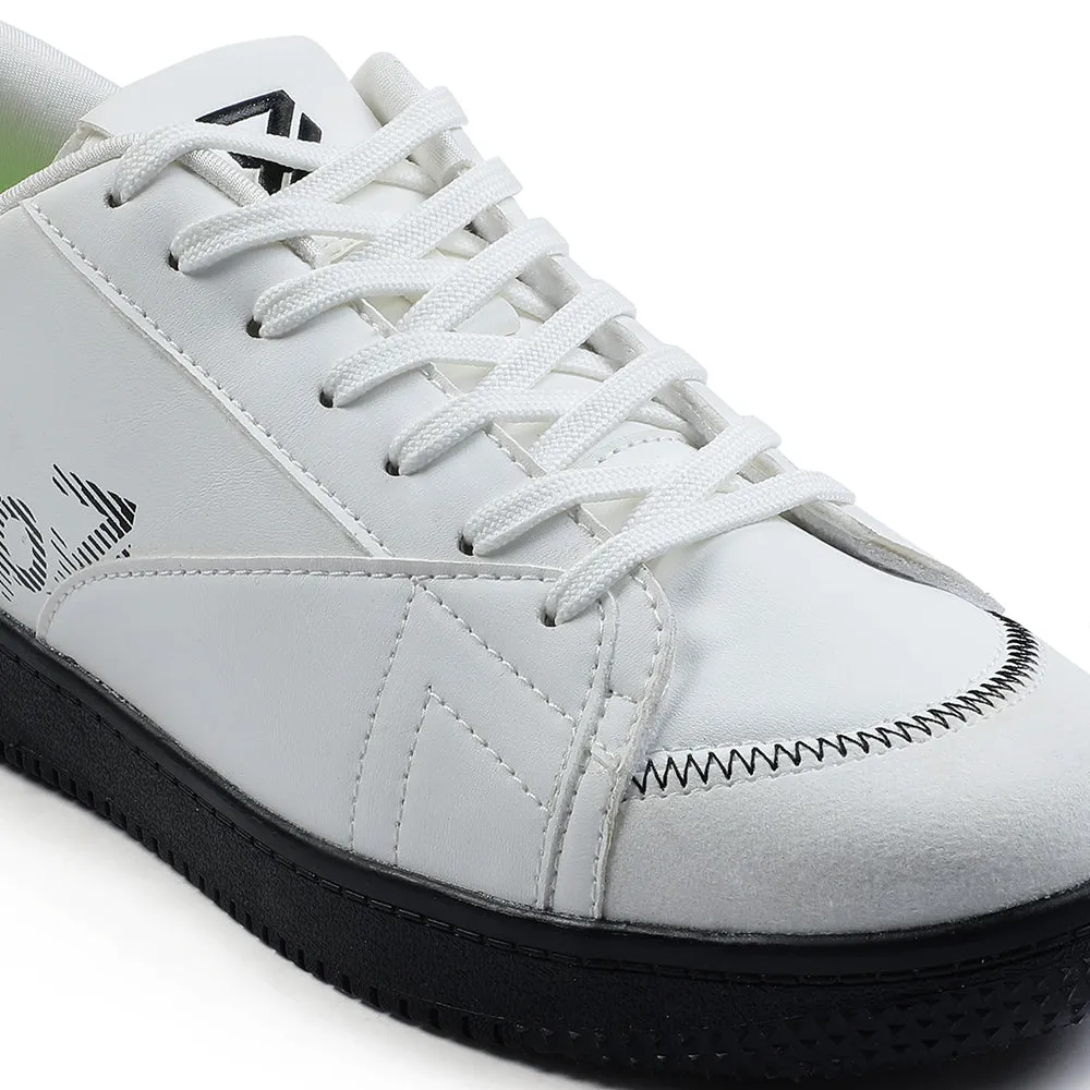 Leap7x White Casual Lacing Sneakers For Men NEXTER-1E By Liberty