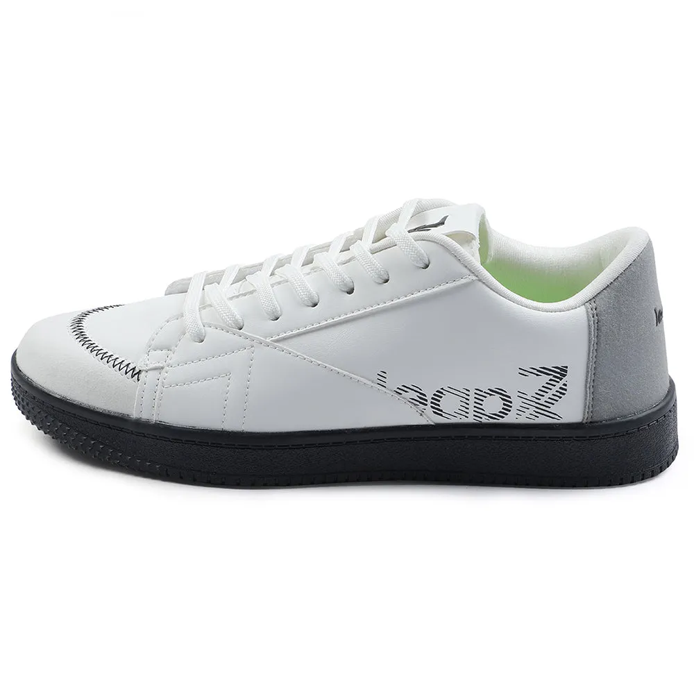 Leap7x White Casual Lacing Sneakers For Men NEXTER-1E By Liberty