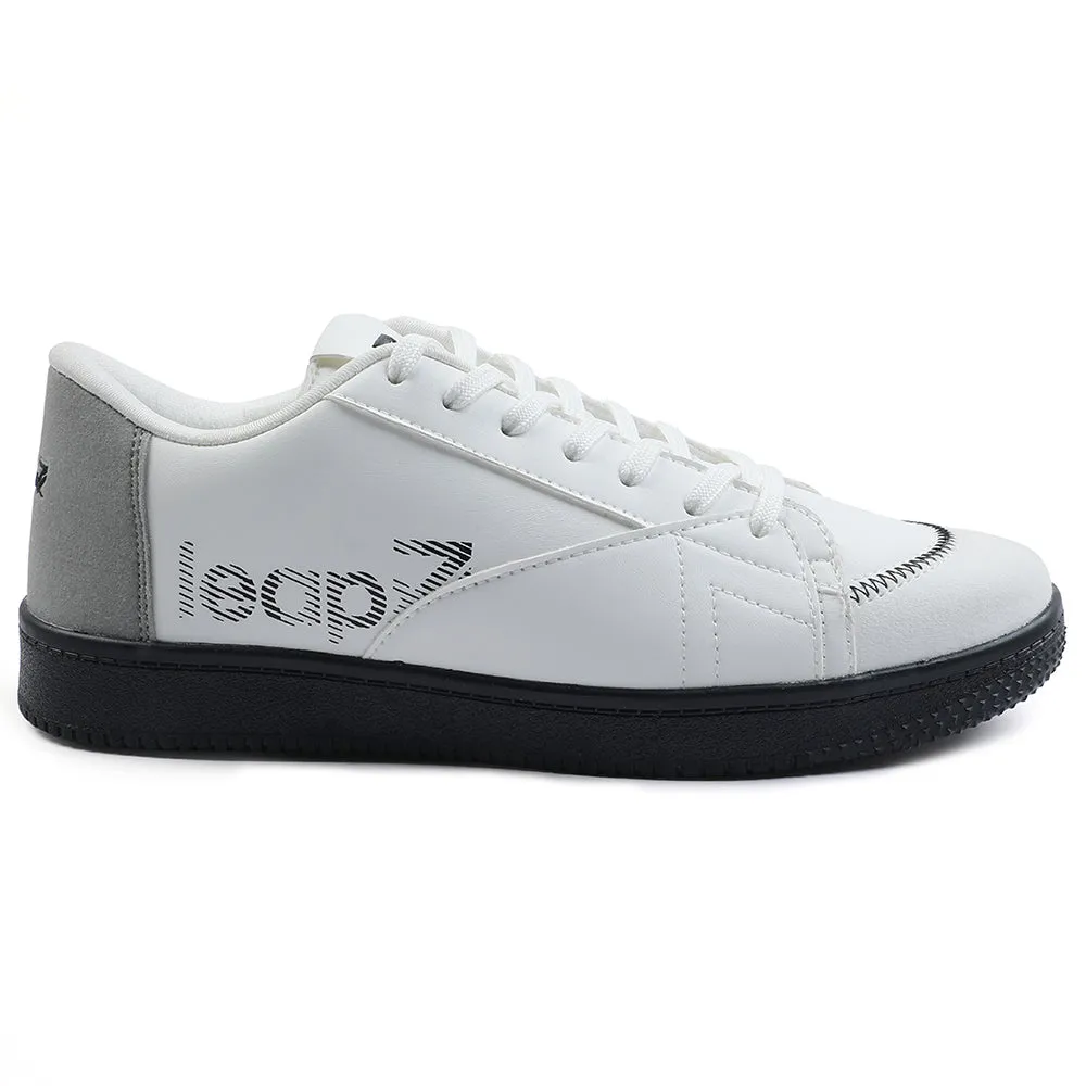 Leap7x White Casual Lacing Sneakers For Men NEXTER-1E By Liberty