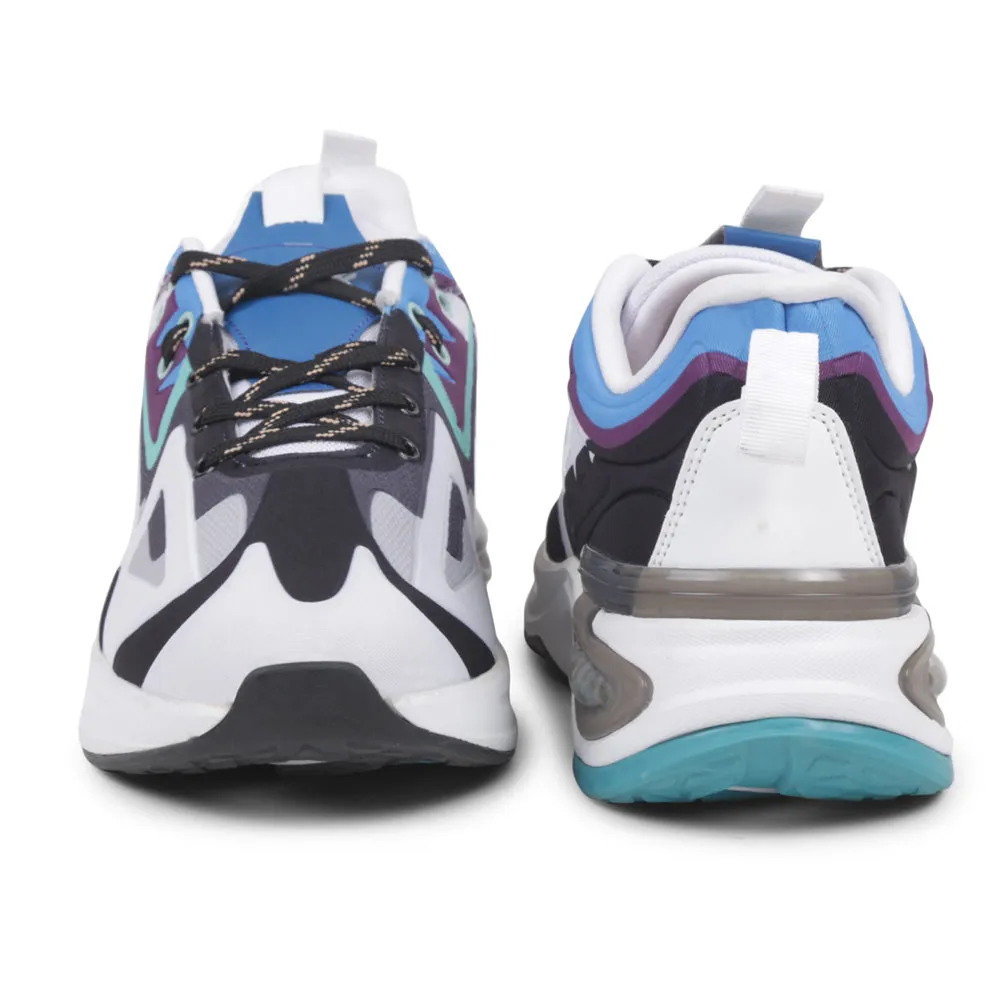 Leap7x White Sports Lacing Running Shoes For Men HANOVER-1 By Liberty