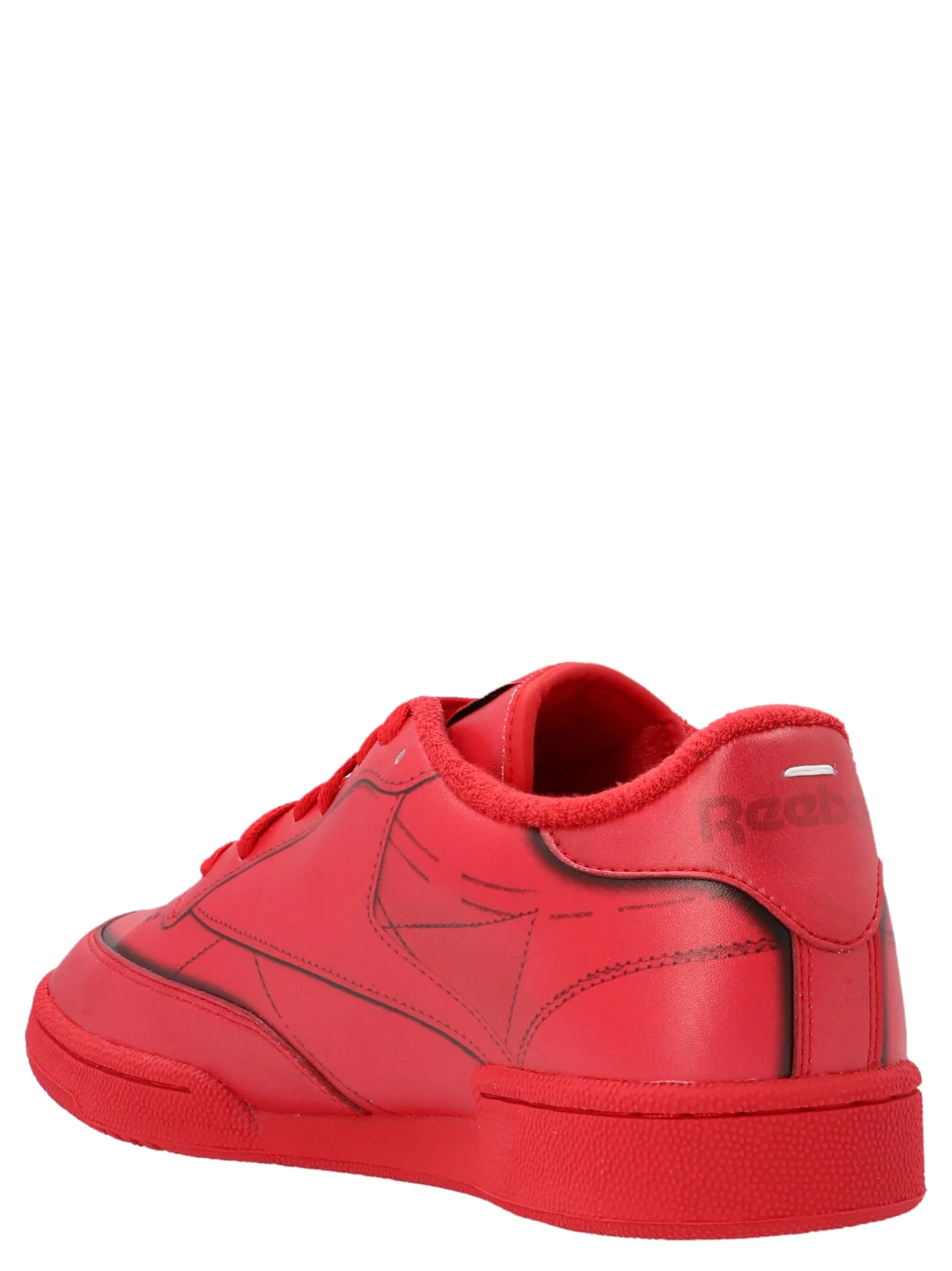 Maison Margiela X Reebok Project 0 Club C Lace-Up Sneakers