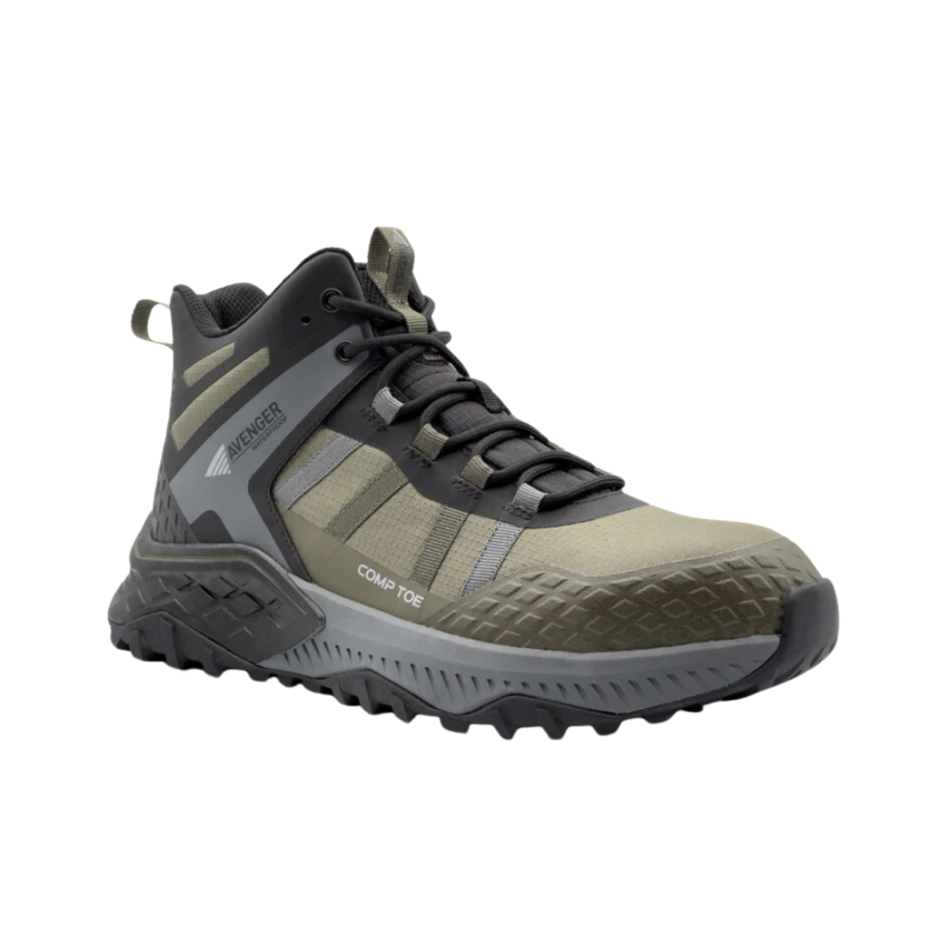 Men's Aero Trail Mid Composite Toe - Olive (D Width)