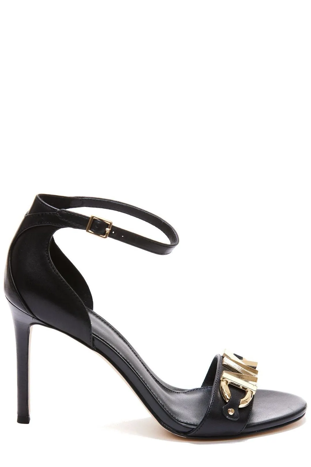 Michael Kors Logo Plaque Ankle Strap Sandals