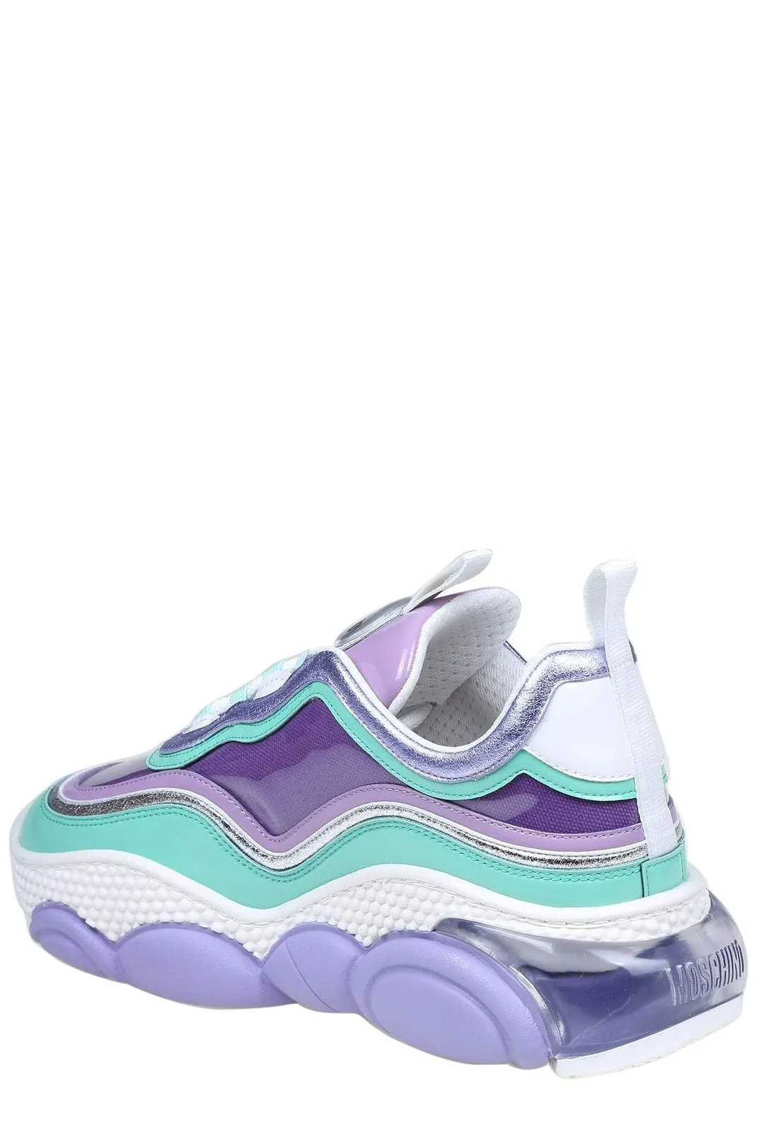 Moschino Color Block Lace-Up Sneakers